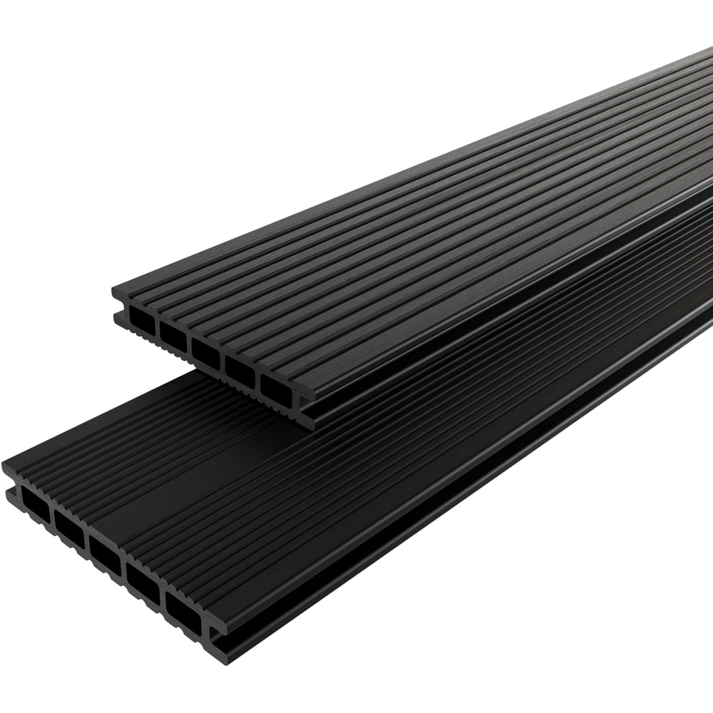 Placa KLIKSTROM WPC terasa, 220x14.5 cm, grosime 2.1 cm, gri antracit