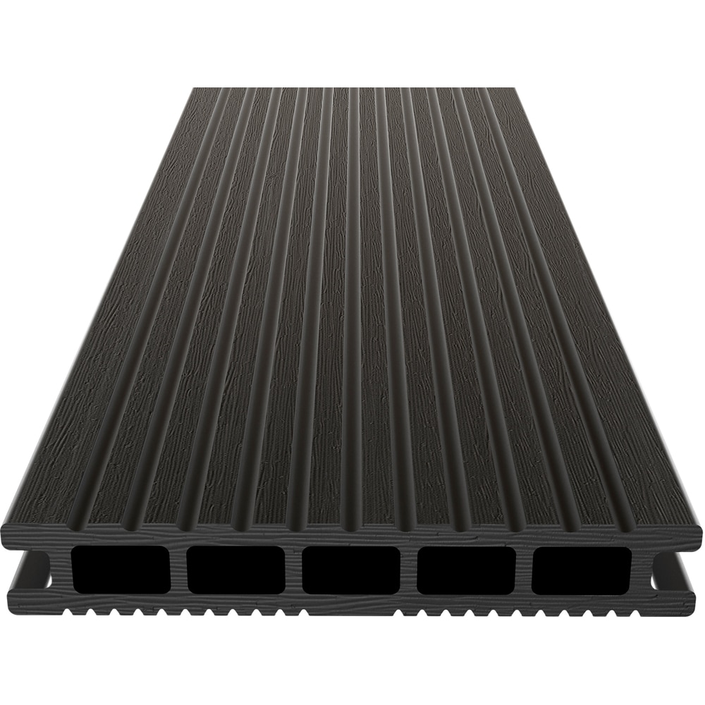 Placa KLIKSTROM WPC terasa, 220x14.5 cm, grosime 2.1 cm, gri antracit