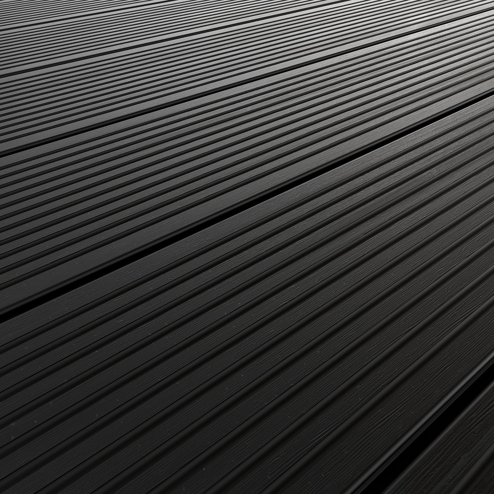 Placa KLIKSTROM WPC terasa, 220x14.5 cm, grosime 2.1 cm, gri antracit