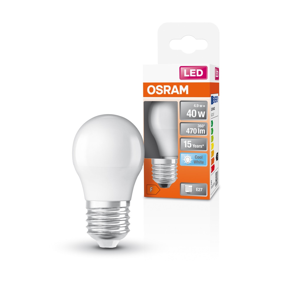 Bec LED OSRAM, 4.9 W, E27, 470 lm, 400K