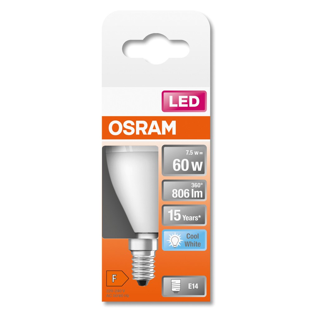 Bec LED 7.5W, E14, 806 lm • Ledvance