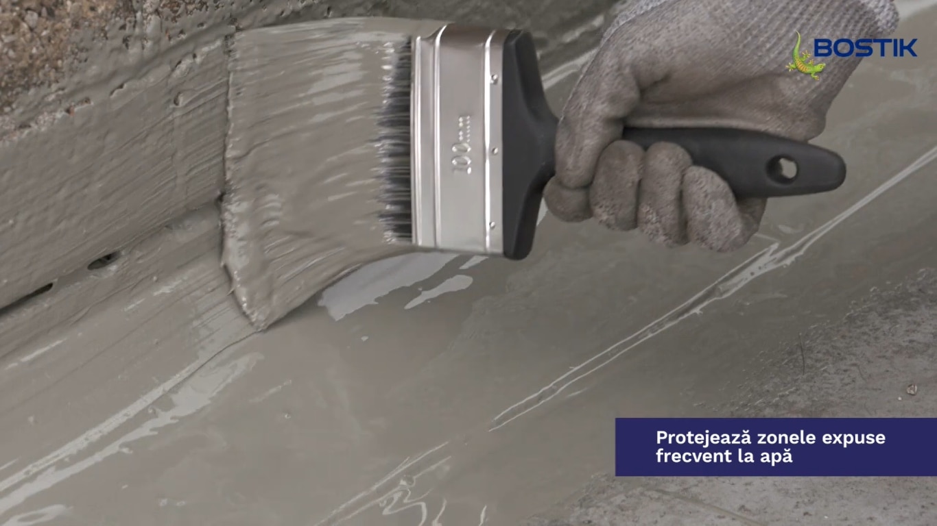 Membrana hidroizolanta BOSTIK WaterStop, gri, 1 kg