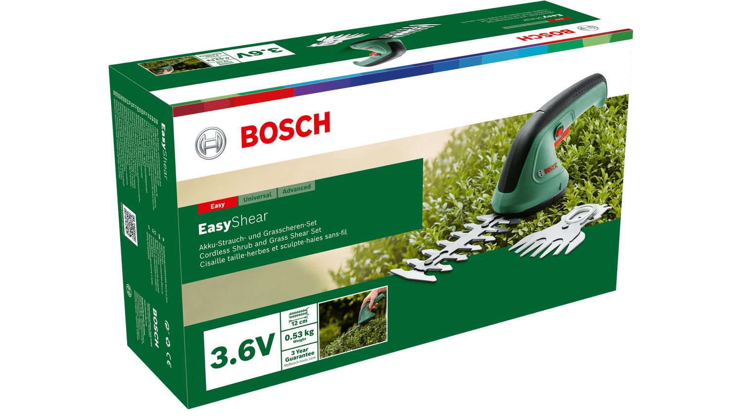 Foarfeca electrica gard viu cu acumulator, 12 cm  Bosch