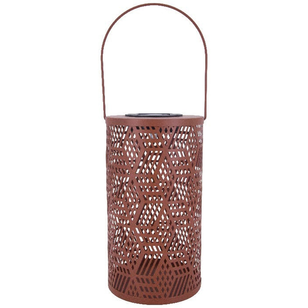 Lampa solara, IP44, 600 mAh, rosu