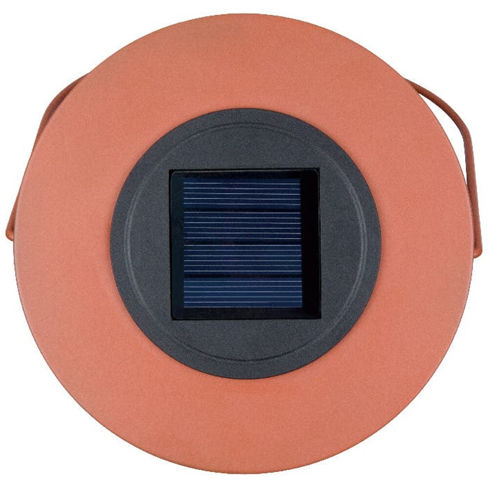 Lampa solara, IP44, 600 mAh, rosu