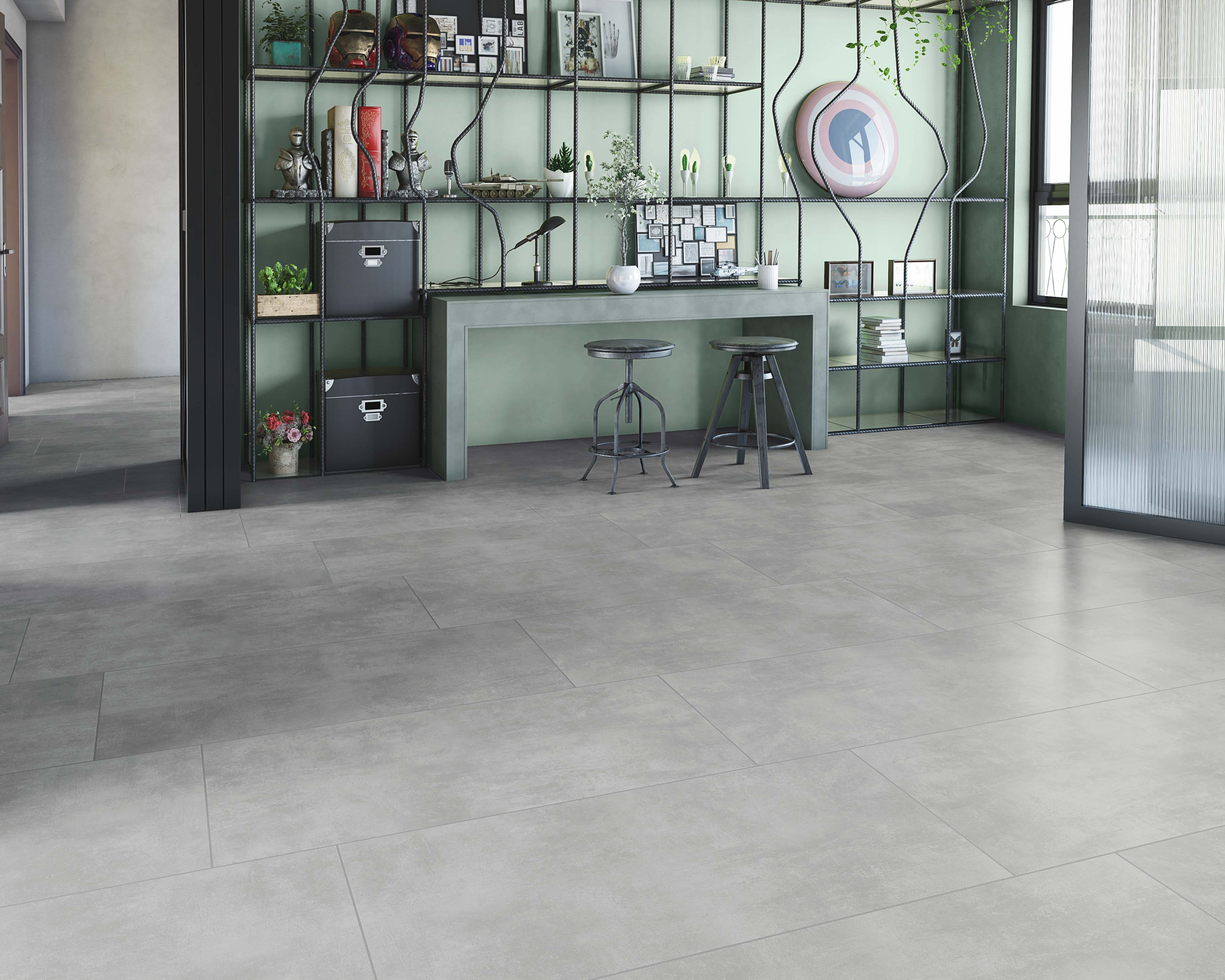 Gresie Kai Oasis, gri, 120 x 60 cm, 1,44 mp/cutie