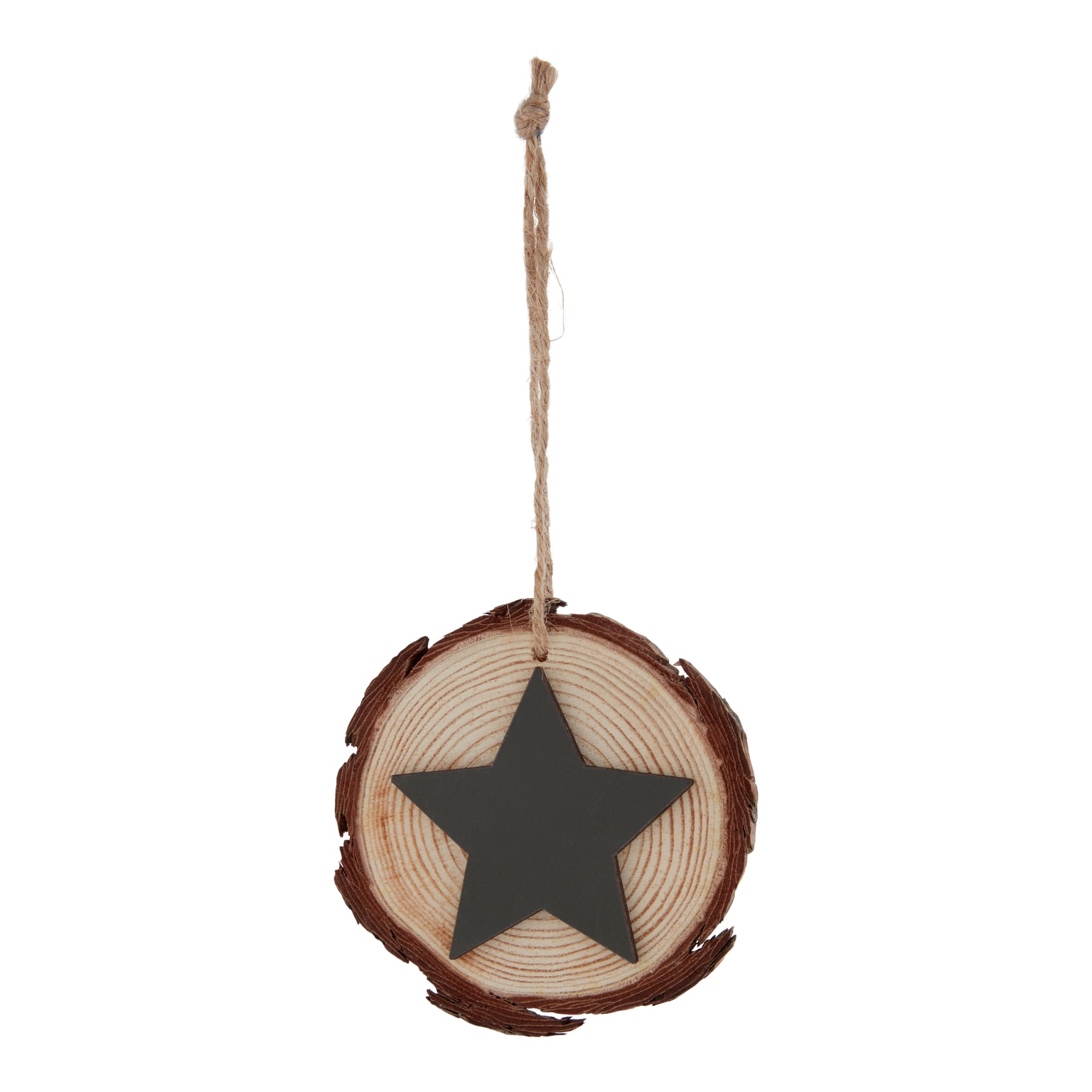 Decoratiune brad Steluta, 8 cm, verde inchis