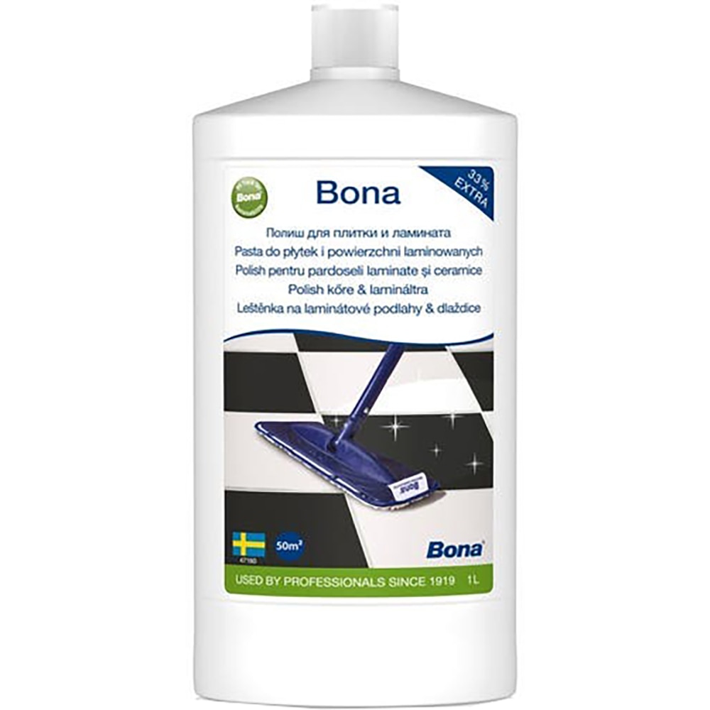 Polish parchet laminat si ceramica lucios BONA, 1 l