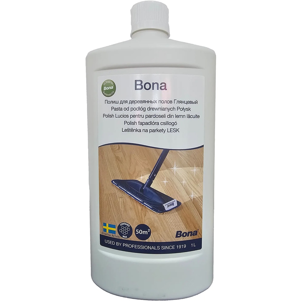 Polish pentru parchet lucios BONA, 1 l