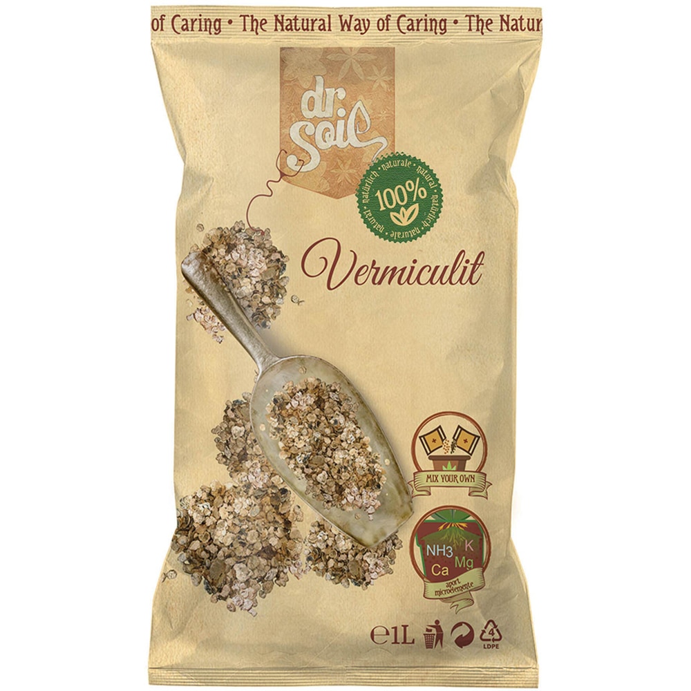 Vermiculit Dr. Soil pentru ameliorare sol, 1 l