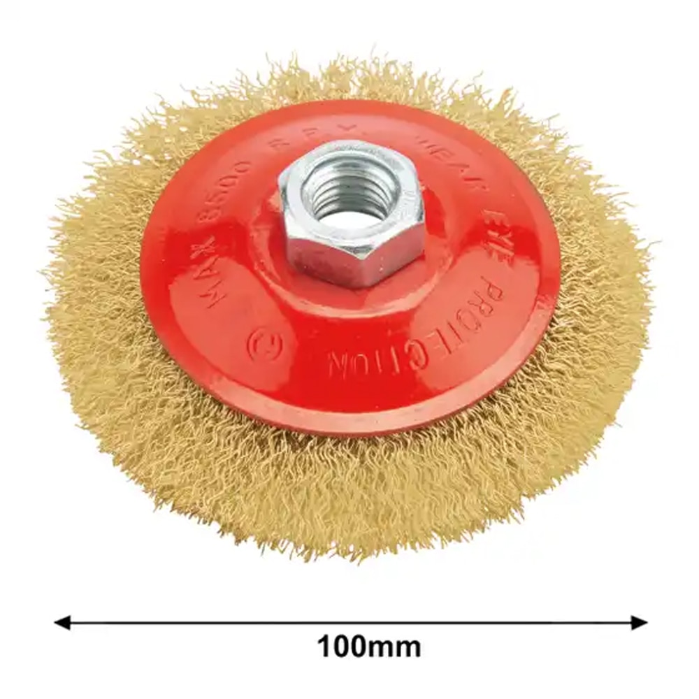 Perie sarma ondulata MAC ALLISTER 101405631, 100mm