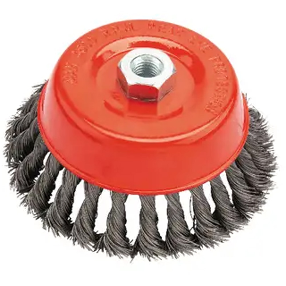 Perie cupa de sarma rasucita MAC ALLISTER 101405633, 150mm