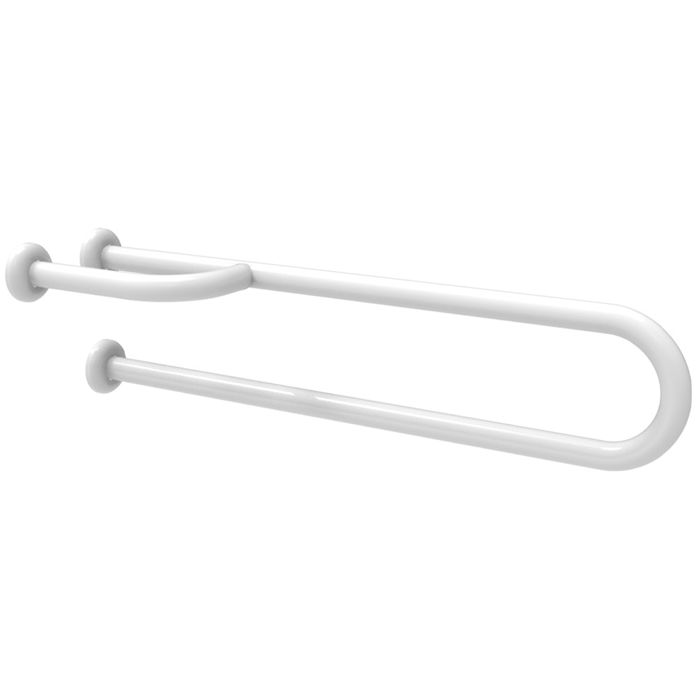 Bara sprijin cada GOMAN ZB03U/01, antibacteriana, otel, 80 cm, alb