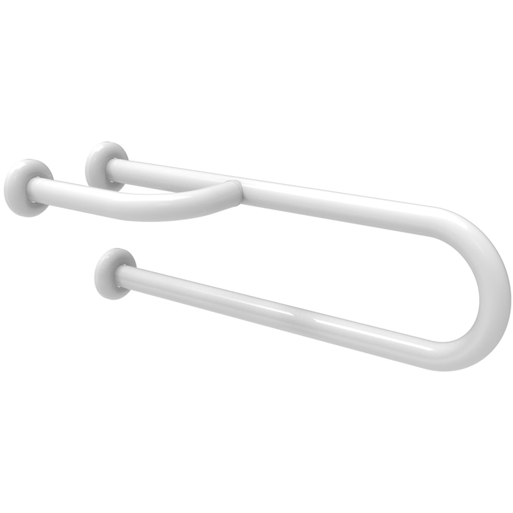 Bara sprijin cada GOMAN ZB02U/01, otel inoxidabil, 60 cm, alb