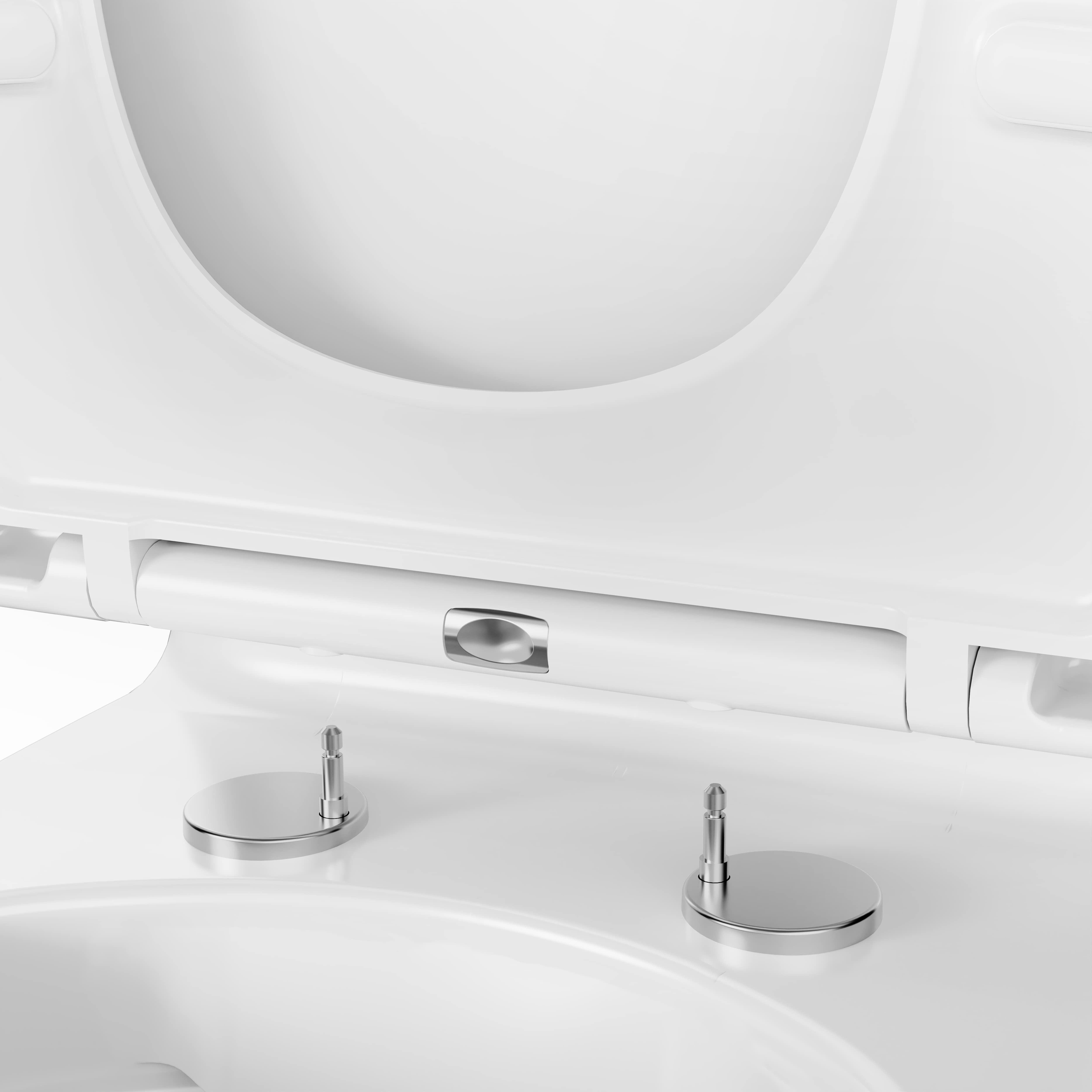 Set WC si rezervor, alb, patrat,  65.5 x 36 x 83.5 cm  GoodHome Teesta