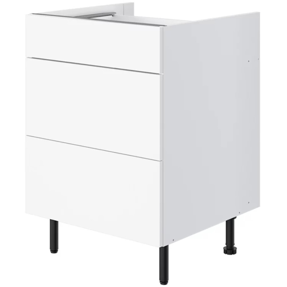 Corp inferior bucatarie Pragma, PAL, 60 x 59 x 86cm, alb