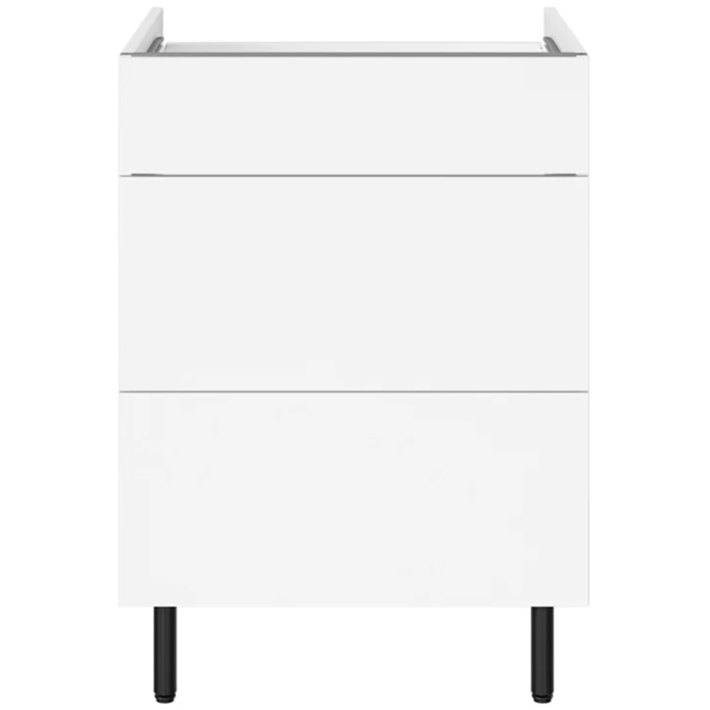 Corp inferior bucatarie Pragma, PAL, 60 x 59 x 86cm, alb