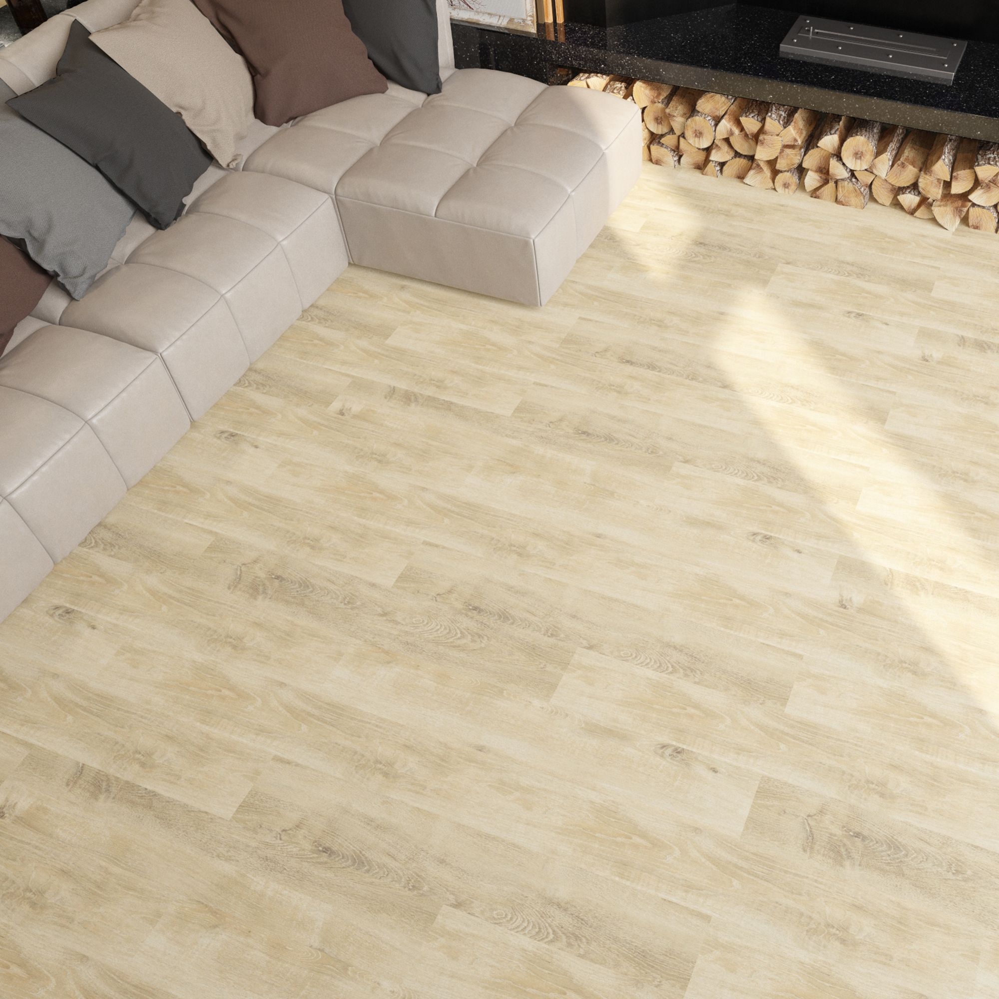 Parchet laminat, stejar deschis, 8 mm, AC3, 2.292 mp/cutie, Bella Neo Gardenia