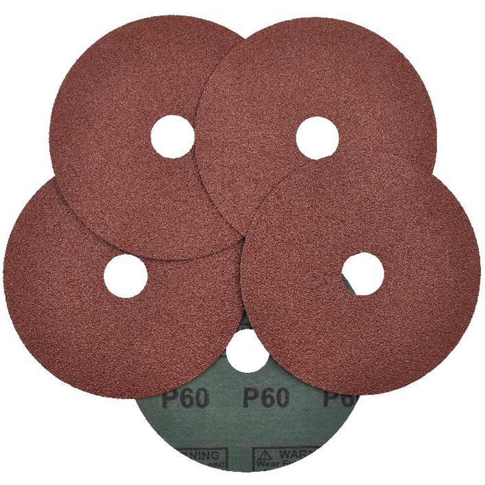 Set fibrodisc MAC ALLISTER, 5 bucati, 125 mm, P60