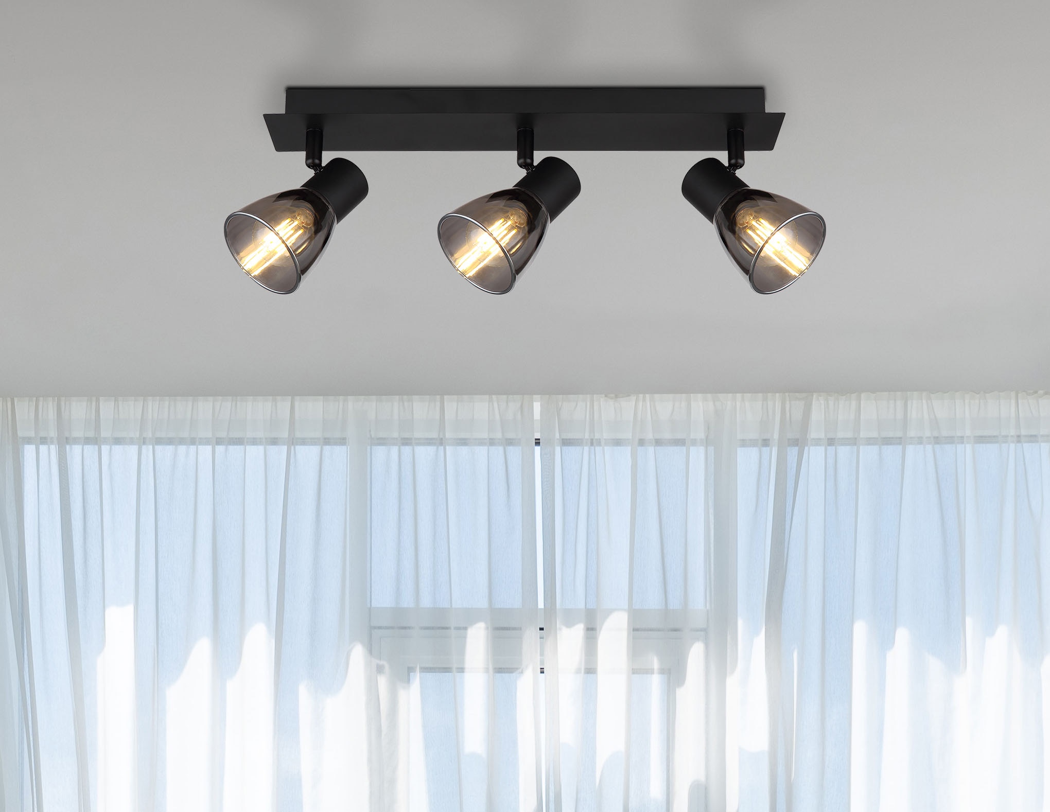 Spot Met Negru Mat 400X70X150 40W