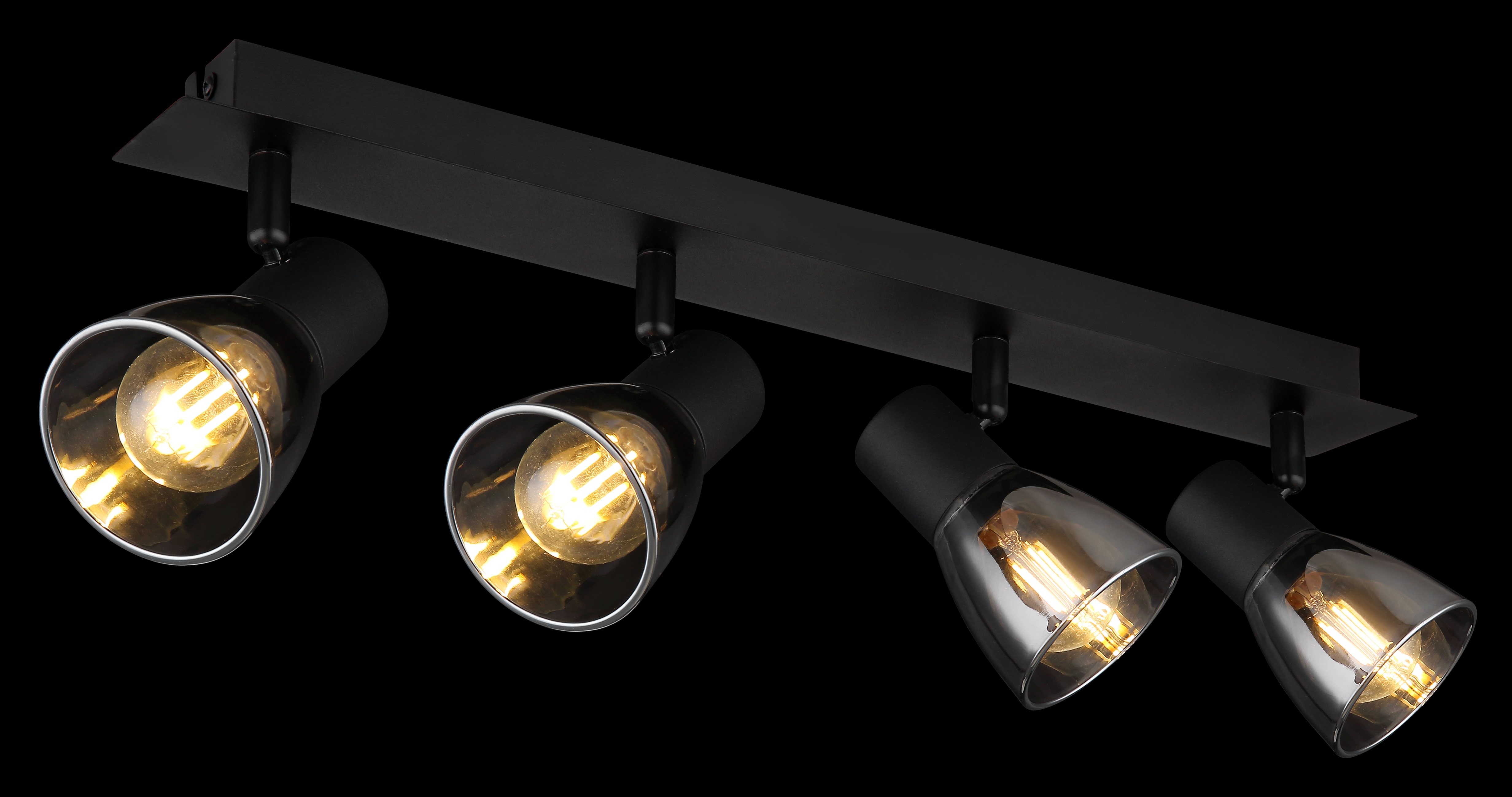 Spot Met Negru Mat 500X70X150 40W