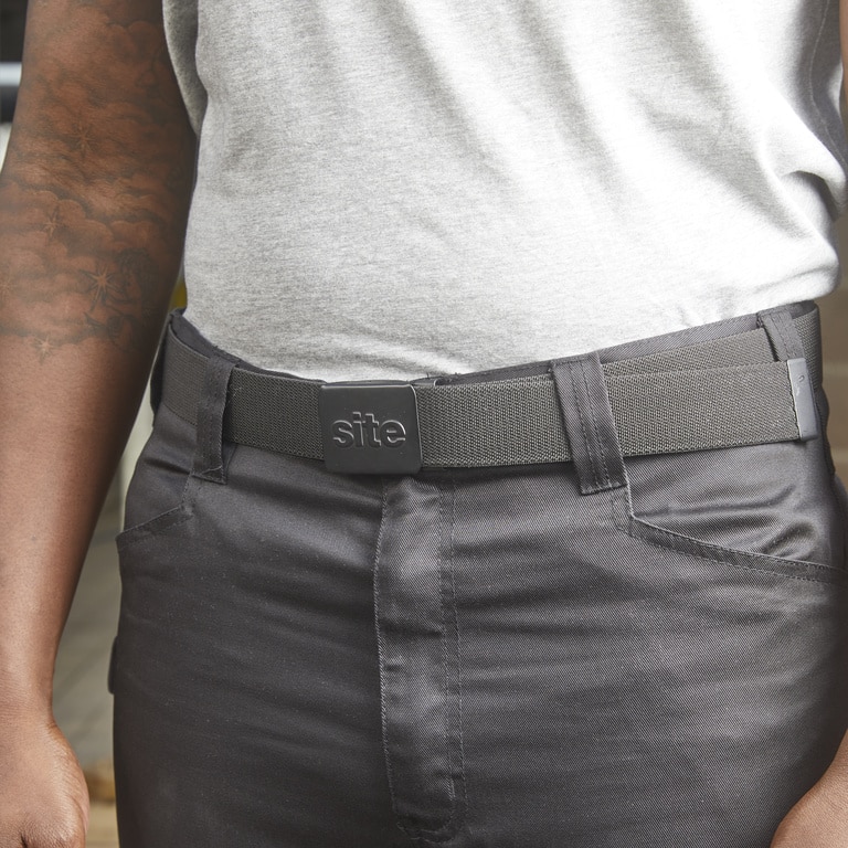 Curea de lucru Site Cullen, marime universala, polipropilena si metal, negru