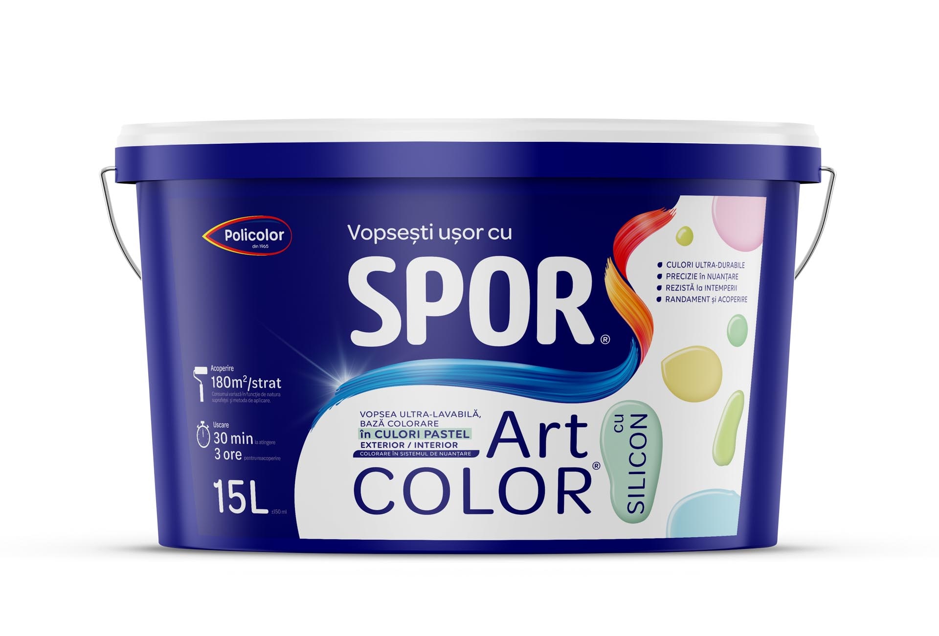 SPOR ARTCOLOR VAZA COL EXT PAS 15L