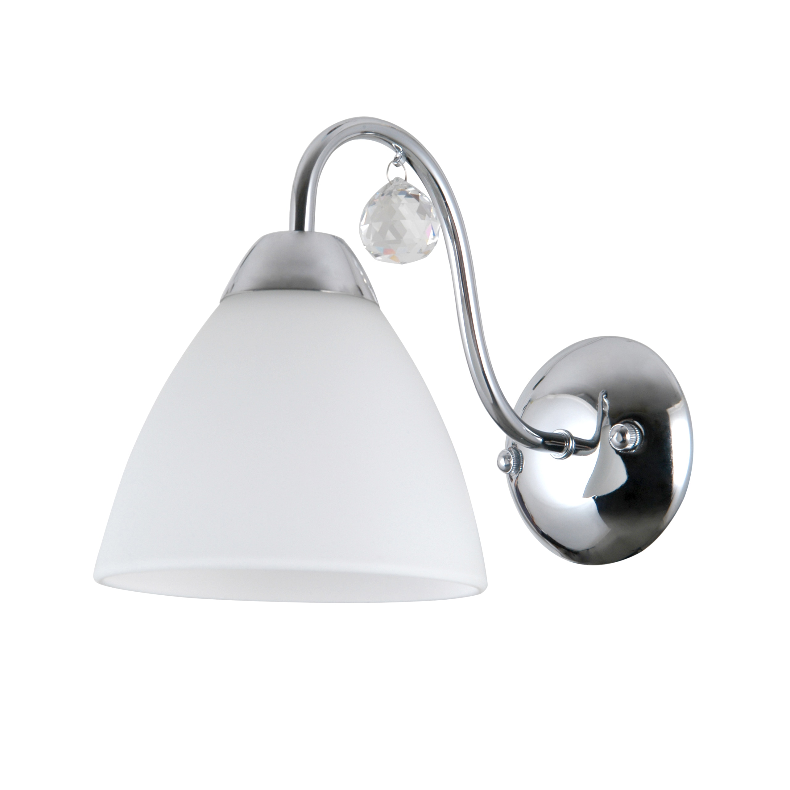 Lampa de perete Lugano, alba, 40W, 1 bec