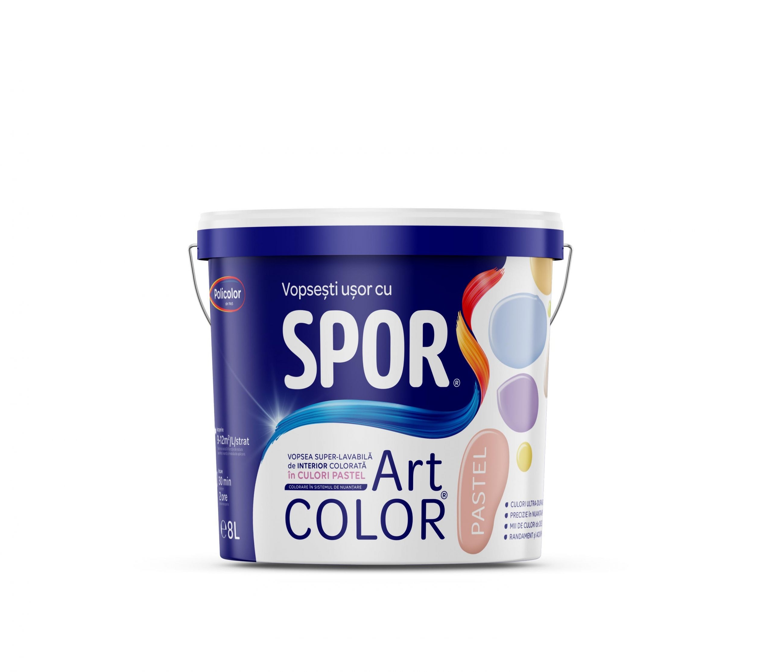 Vopsea superlavabila Artcolor SPOR, 8L