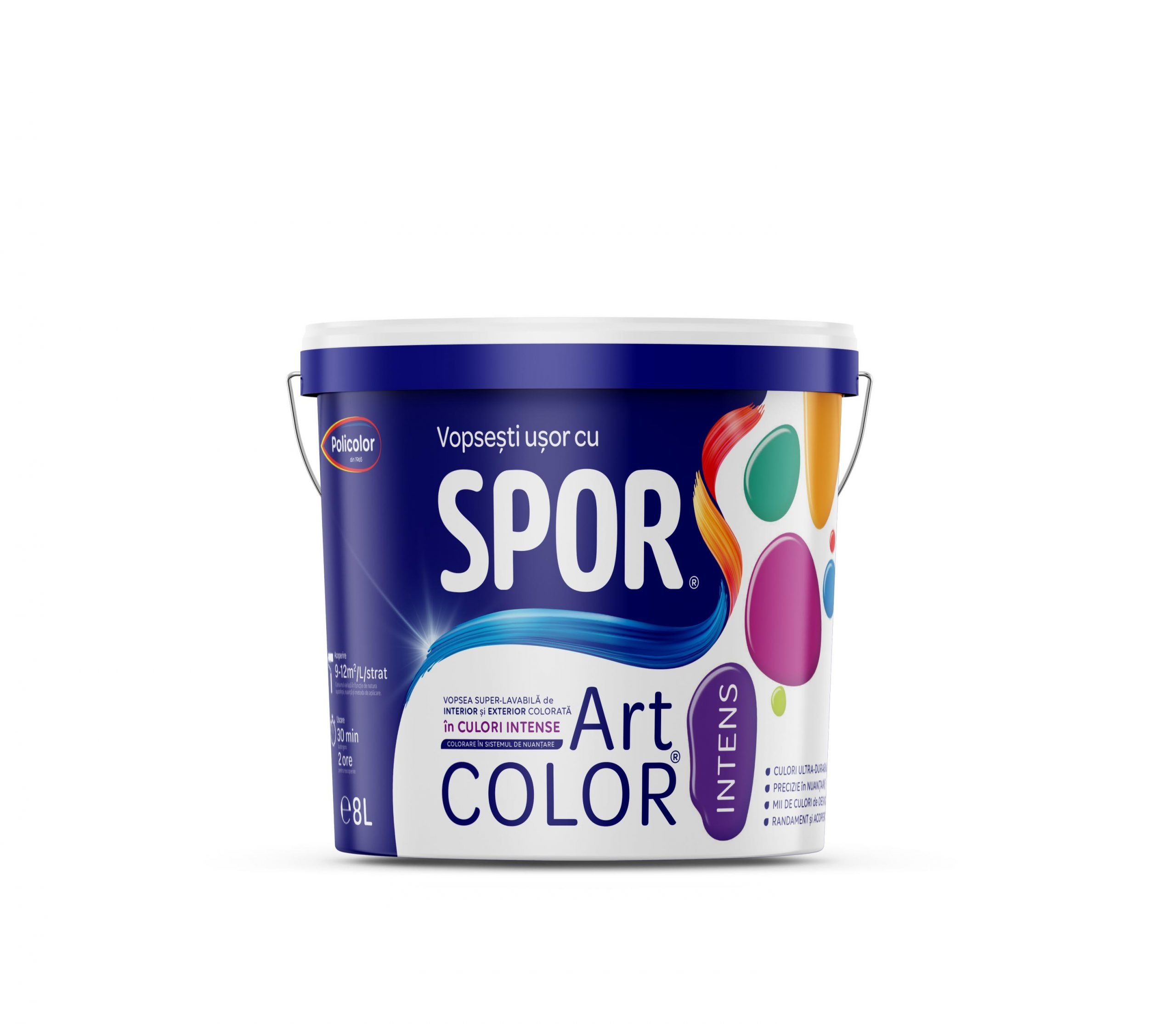 Vopsea lavabila Artcolor SPOR, 8L,