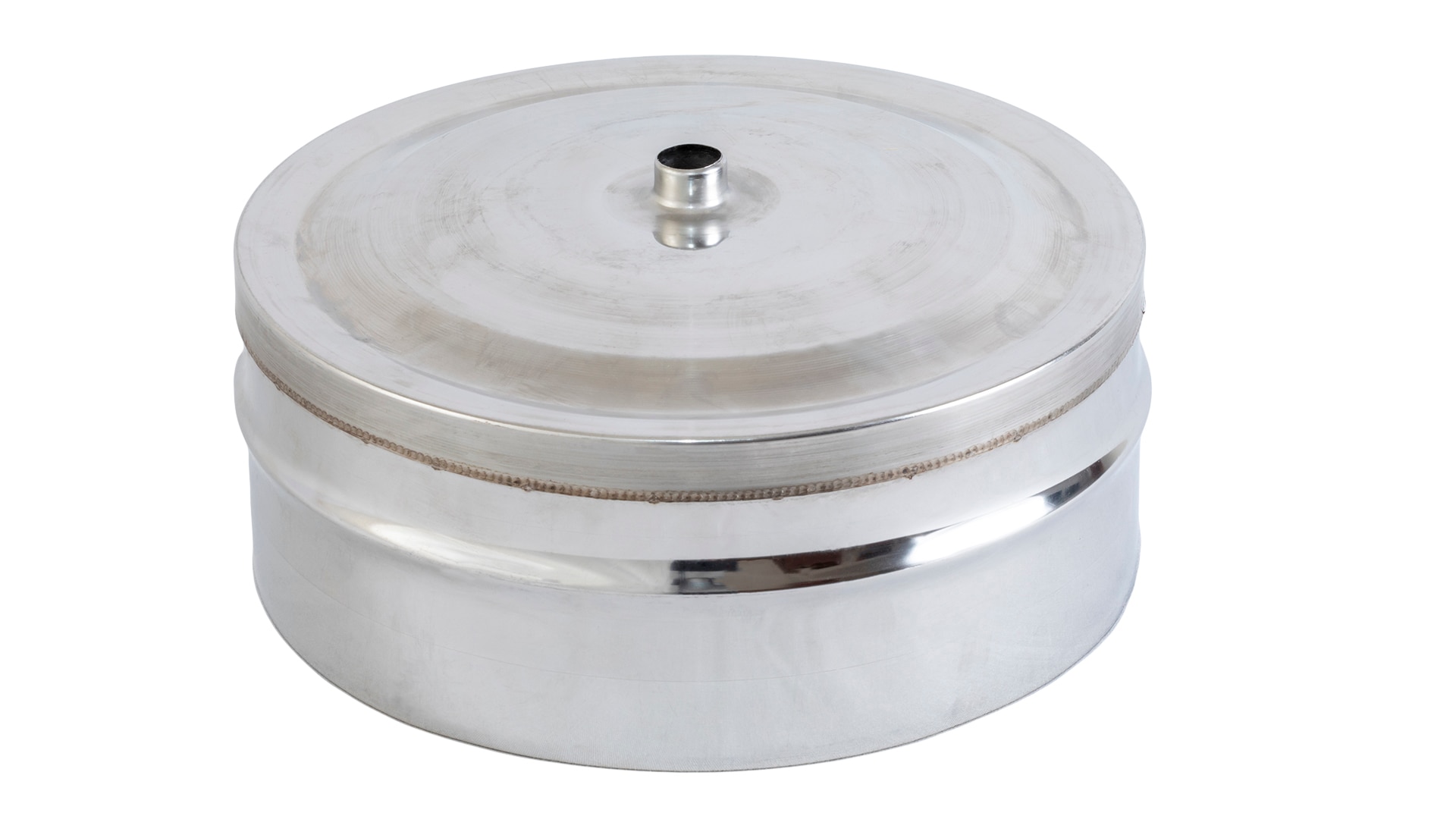 Capac condens, D160, inox