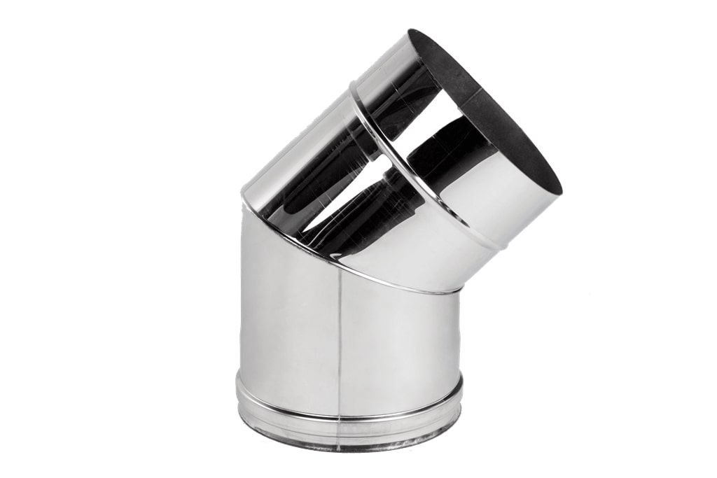 Cot 45 grade, D160 mm, inox