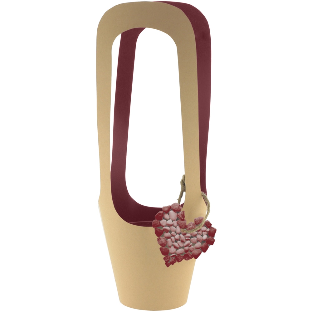 Punga pentru plante Love Rocks Rosie, bej