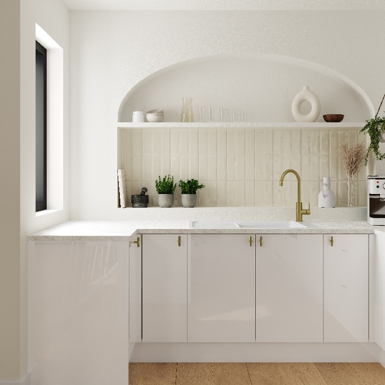 Faianta interior, fildes, 10 x 20 cm, suprafata 0.8 mp  Trentie