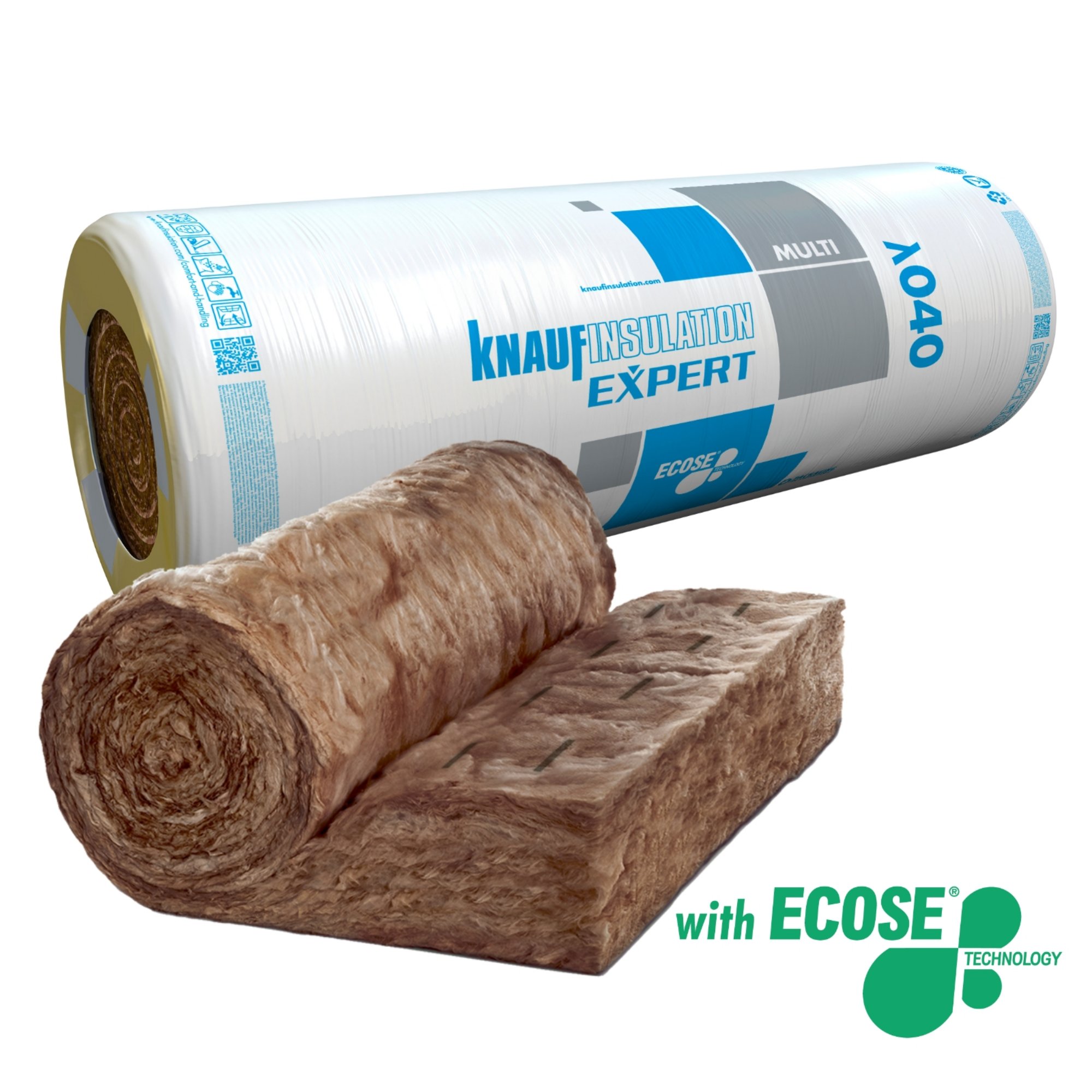 Vata minerala de sticla 14,4 mp, 0,040 W/mK, 600 x 120 x 5 cm • Knauf Insulation