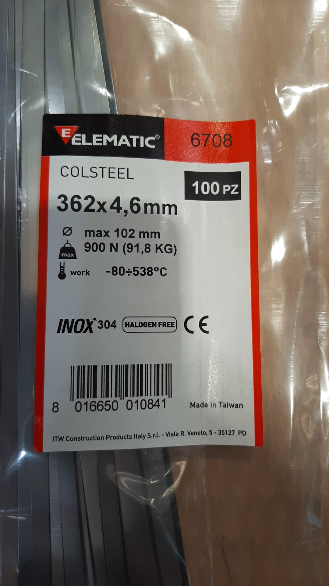 Bride Inox 304 Colsteel 362X4.6