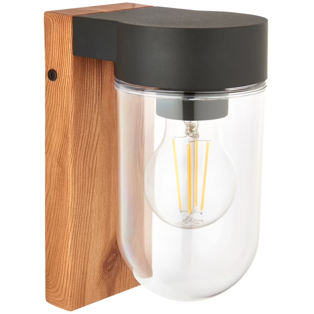 Lampa perete GOODHOME Lovage Blk 101422291, E27, maro