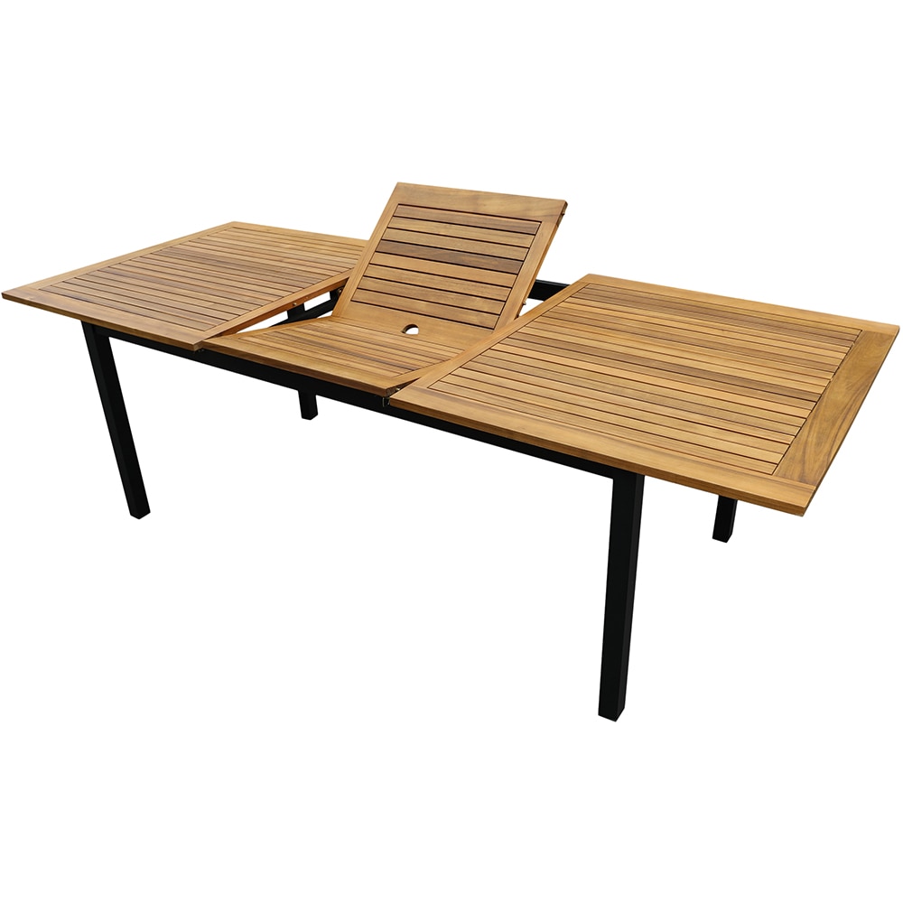 Masa extensibila BLOOMA Fasia, 180-240 x 100 x 75 cm, maro