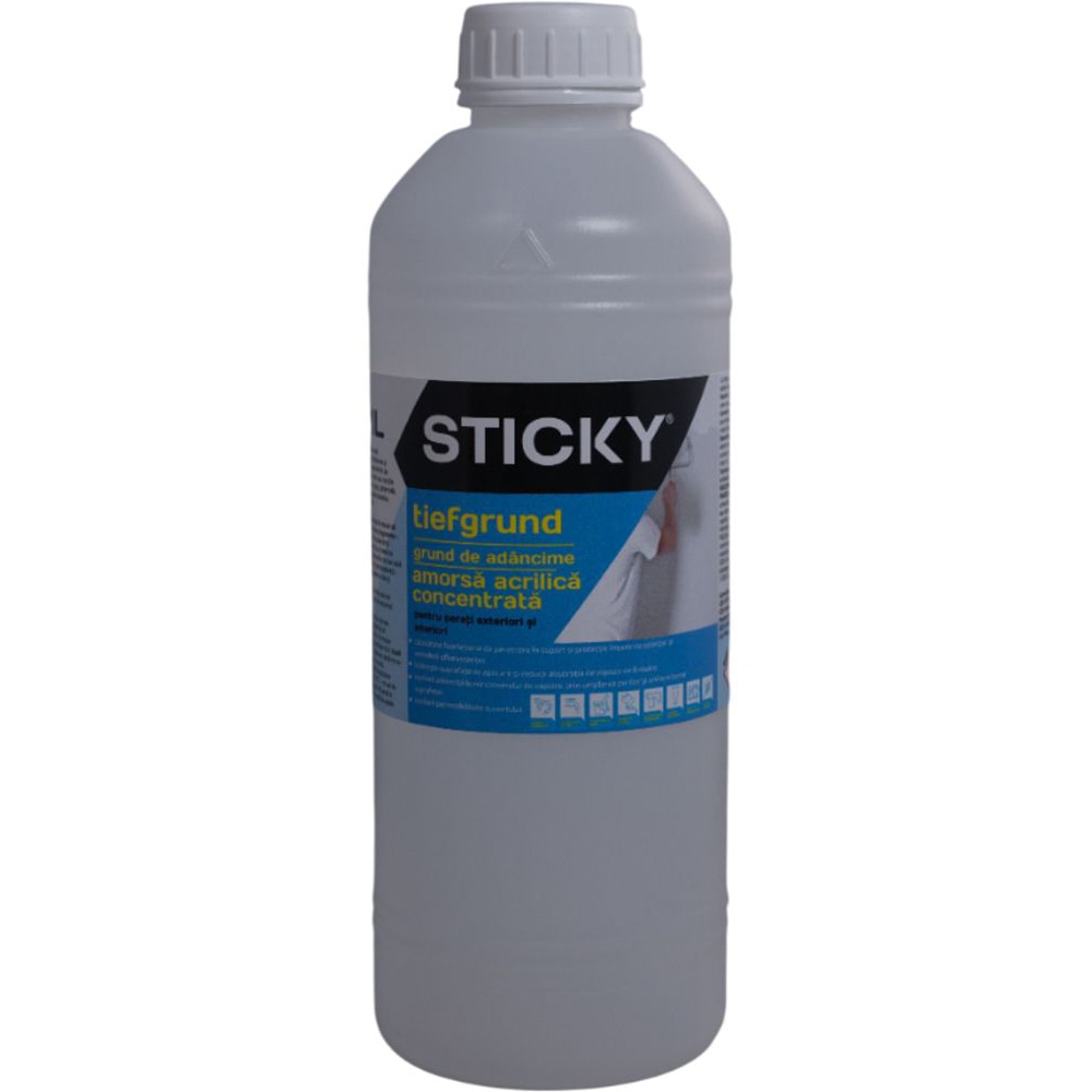 Grund Sticky, pe baza de apa, transparent, 1 l