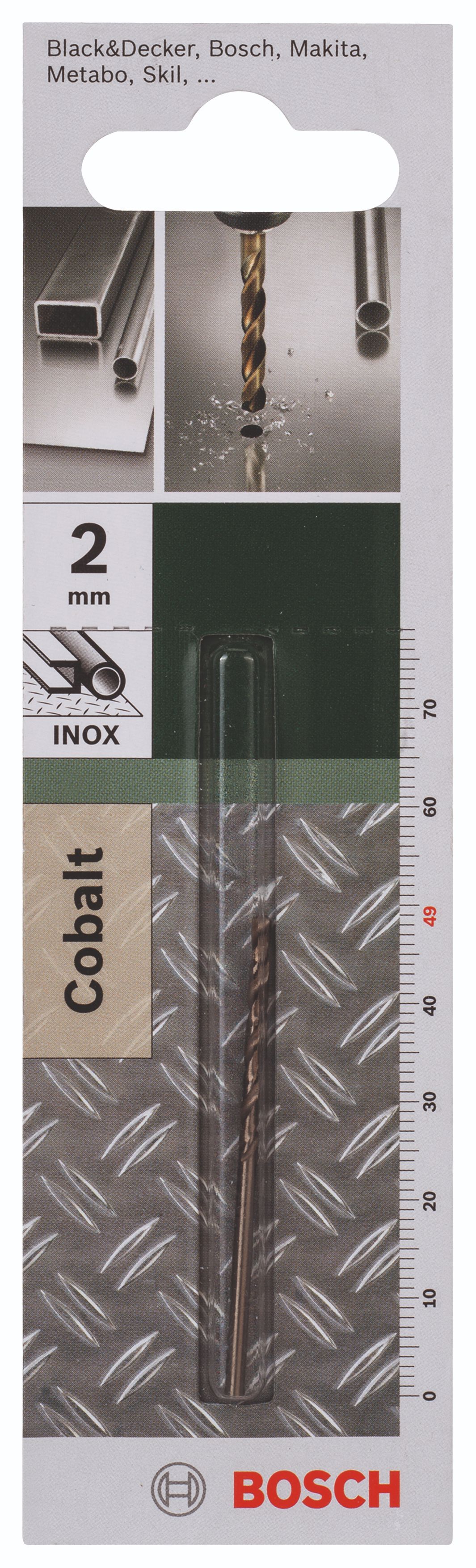 Burghiu pentru metal, HSS CO, 2 x 49 mm  Bosch