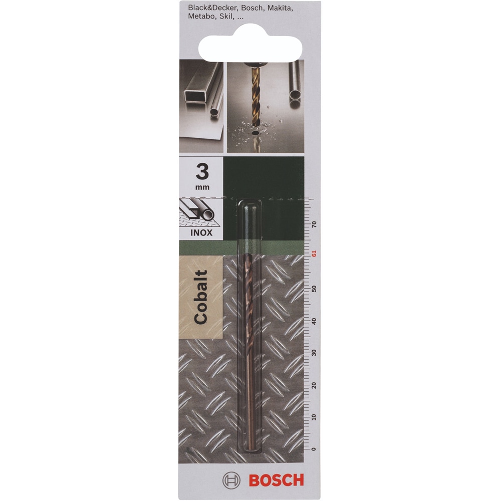 Burghiu metal BOSCH HSS CO, 3 x 61mm 