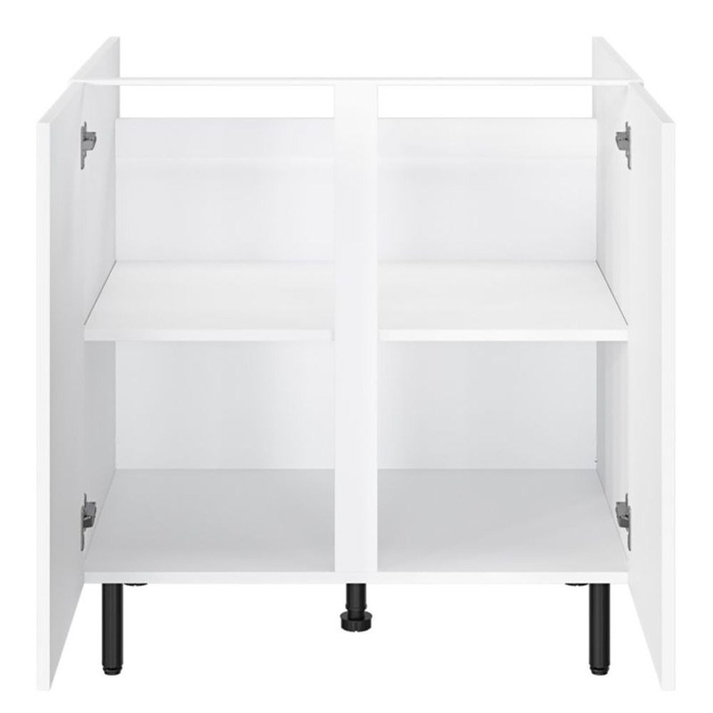 Corp inferior bucatarie Pragma, PAL, 80 x 59 x 86cm, alb