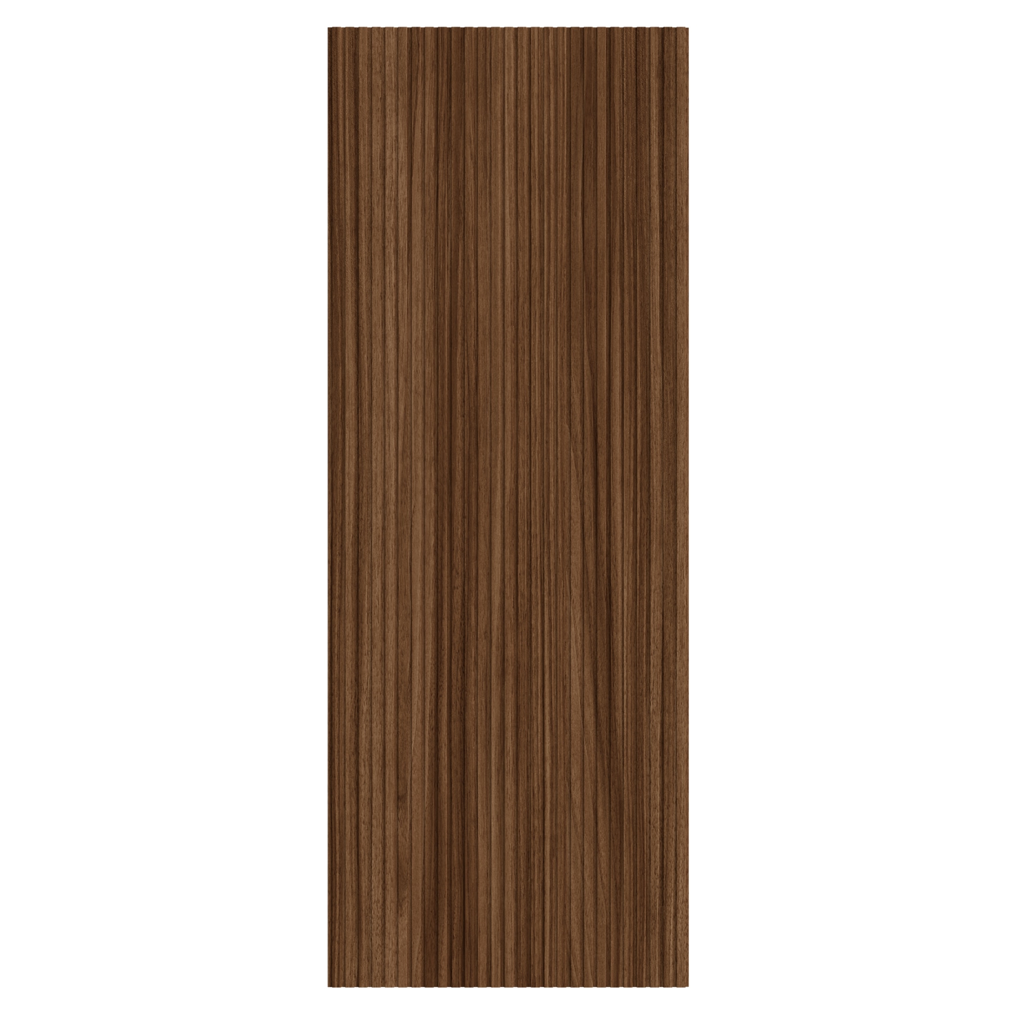 Panou riflaj decorativ, 280 cm x 12.1 cm, MDF, maro, suprafata acoperire 1.36 mp/pachet