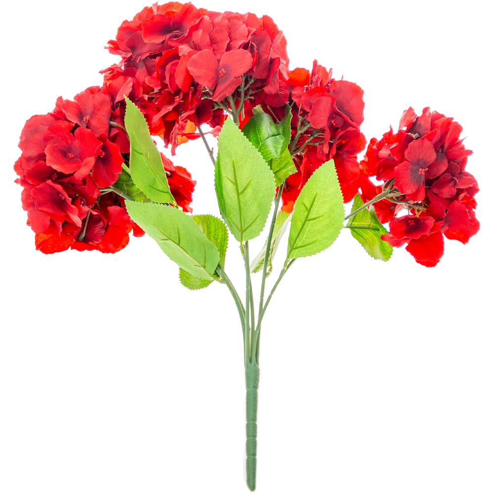 Buchet hortensie artificiala, 6 fire, 50 cm