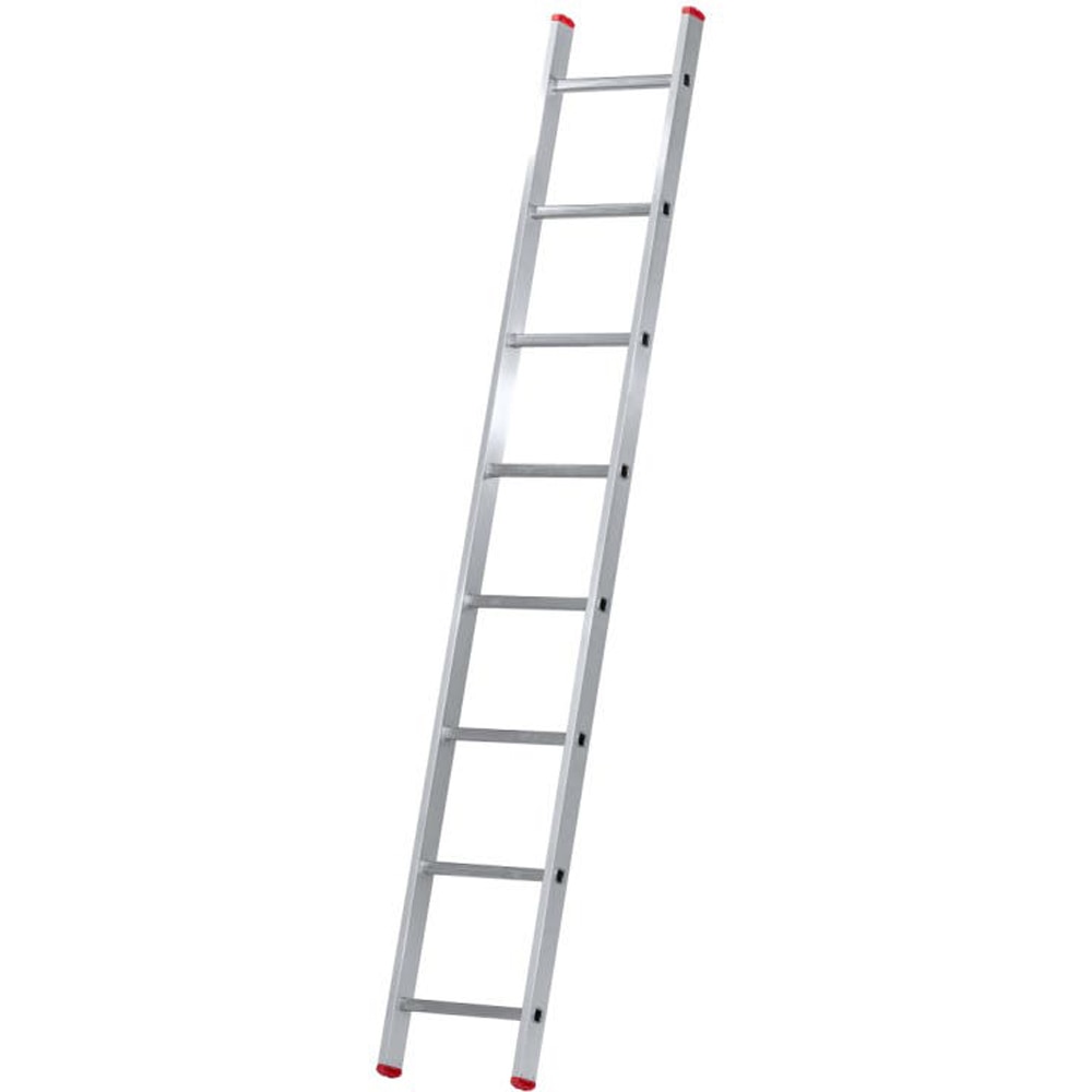 Scara simpla, Inaltime lucru  304 cm, 1x8 trepte, aluminiu