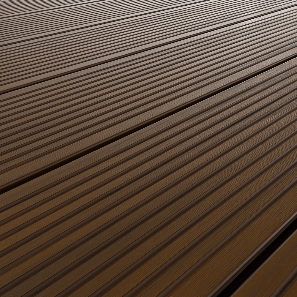 Placa KLIKSTROM WPC terasa, 220x14.5 cm, grosime 2.1 cm, maro inchis