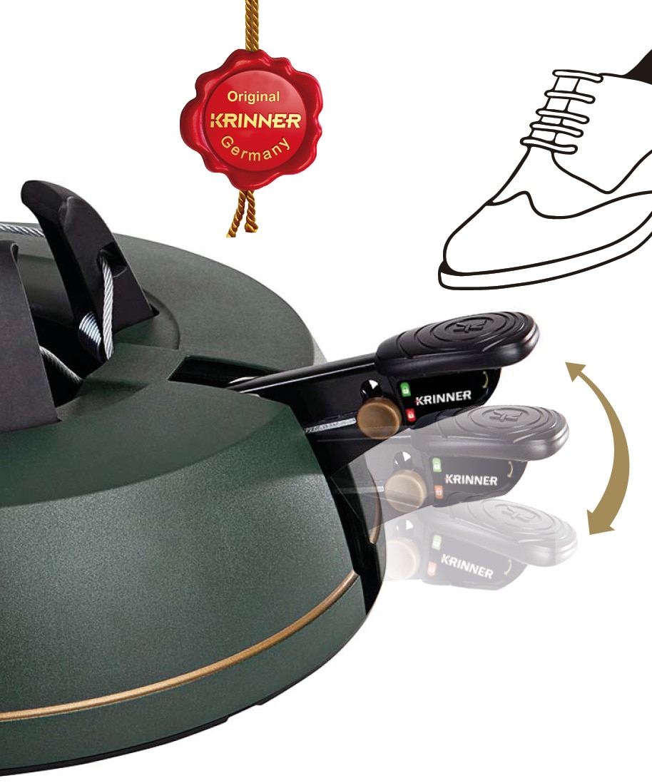 Suport brad Krinner Comfort Grip M, plastic, verde