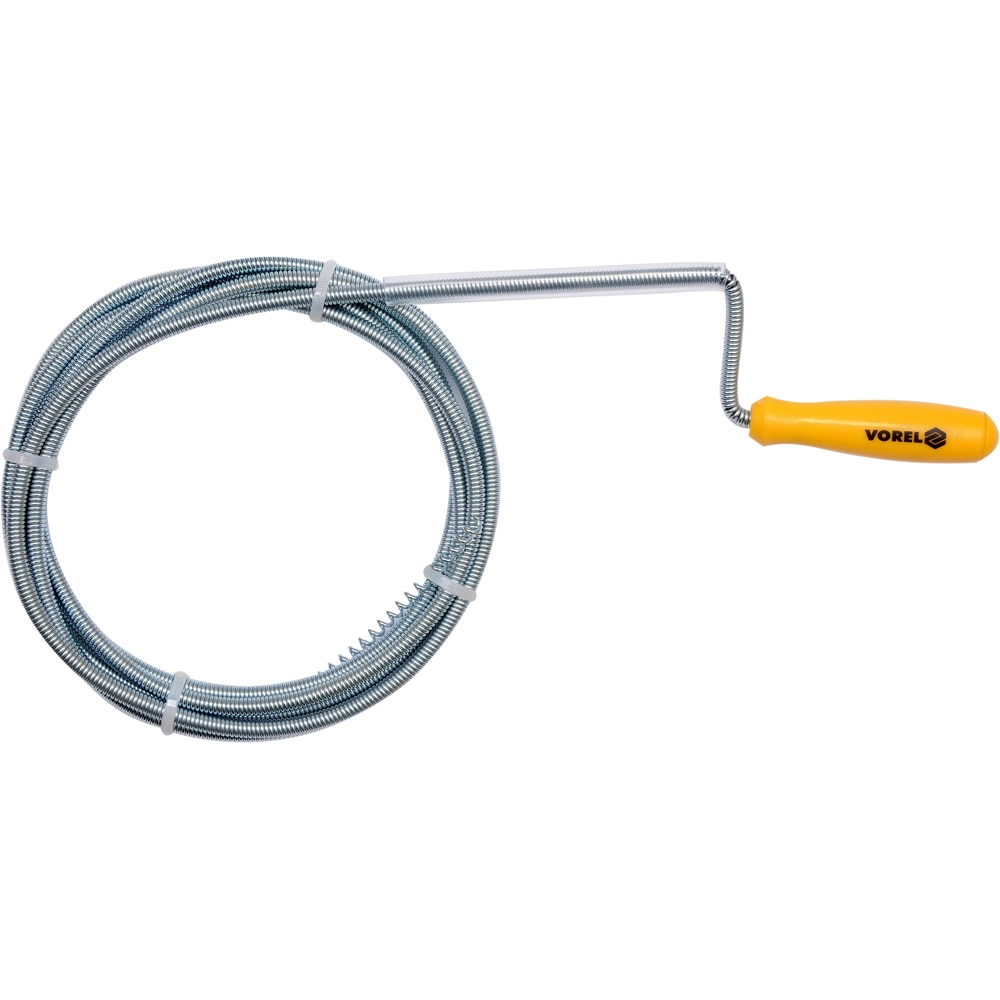 Sarpe pentru desfundat tevi VOREL 101443143, 3m, 6mm