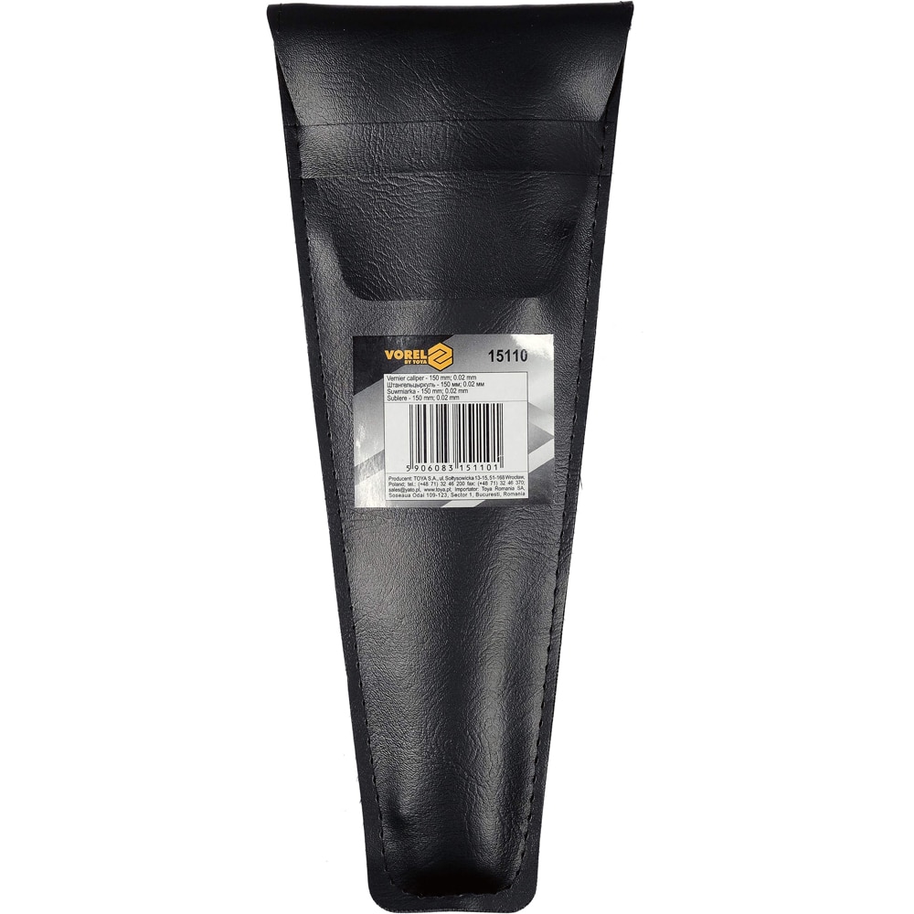 Subler VOREL, 150 mm, precizie 002 mm, inox