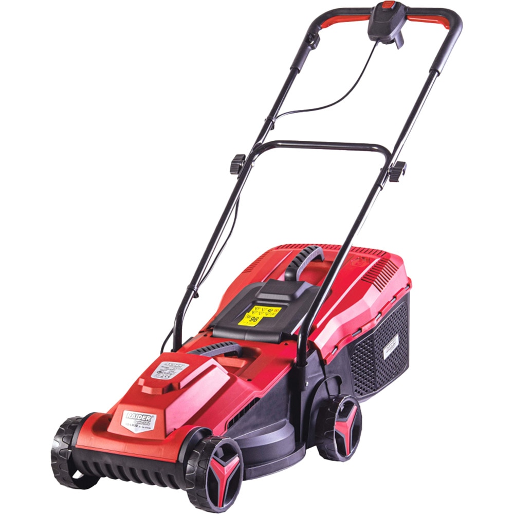 Masina de tuns iarba RAIDER RDLM30, Electrica, 1200W, latime taiere 32 cm, cos 30L, rosu